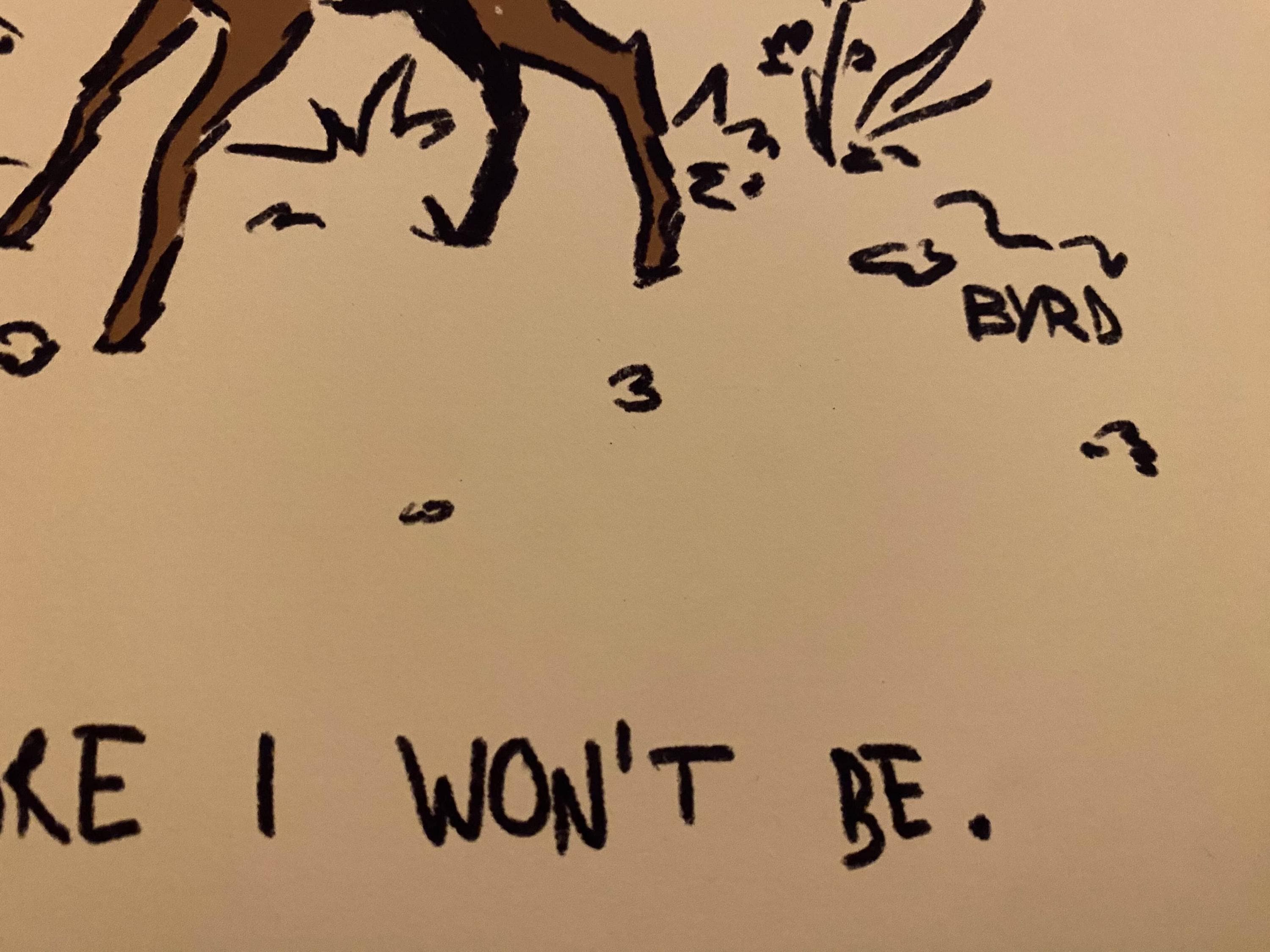 "The world is cruel, therefore I won't be" art print