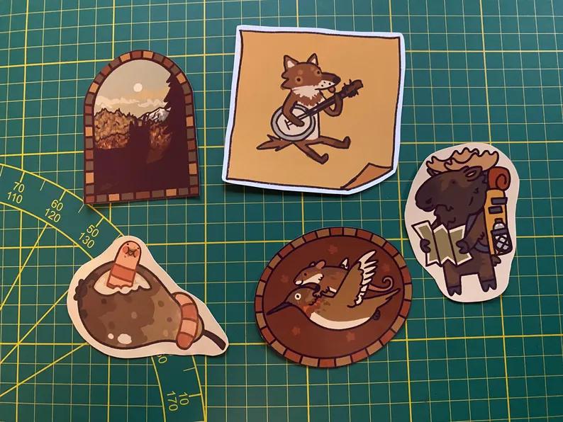 BUNDLE all Inktober 2024 stickers