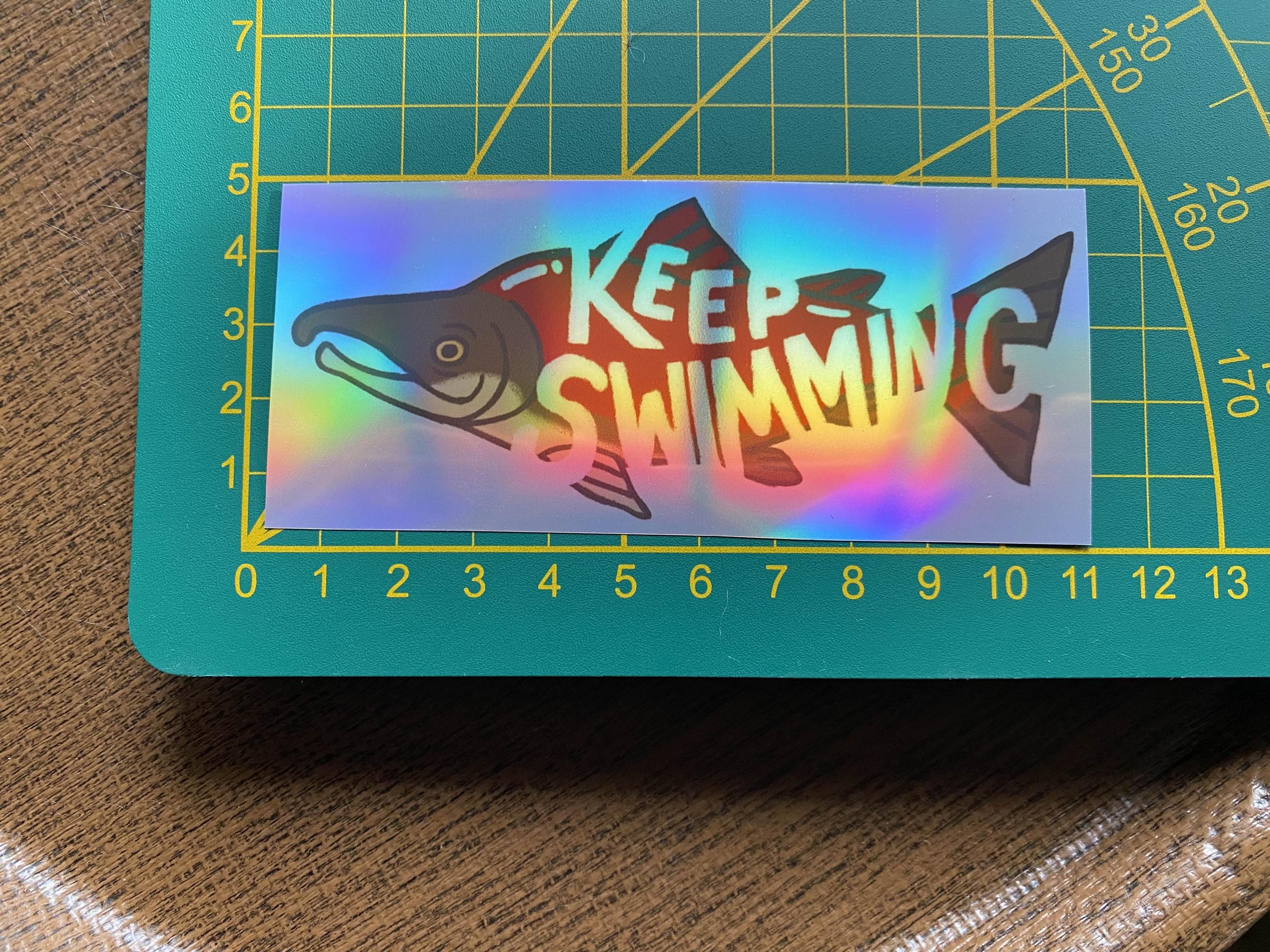 Motivational fishes sticker