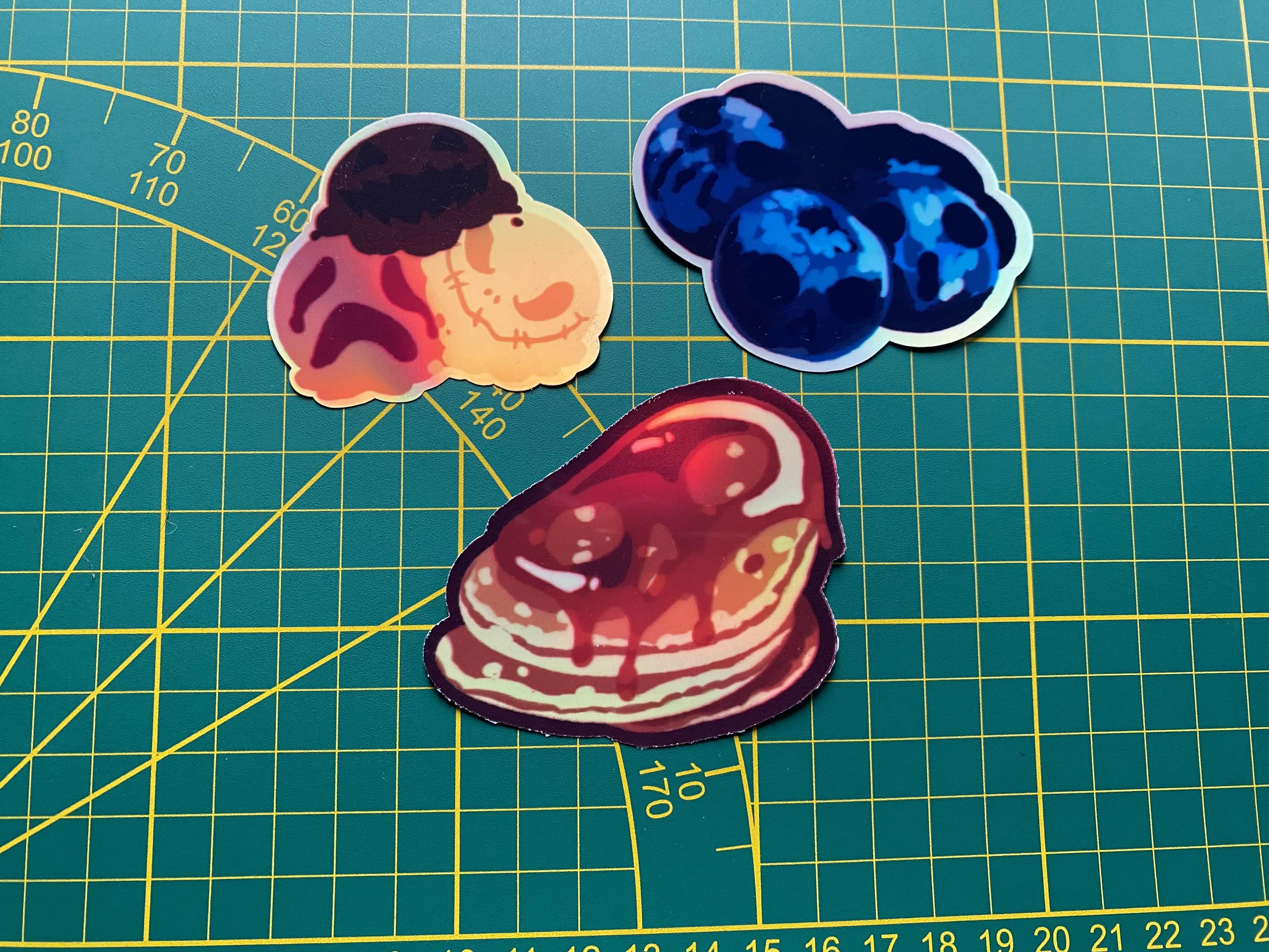 Spooky snacks stickers