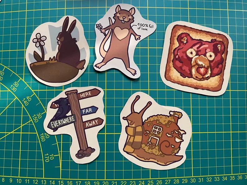 BUNDLE all Inktober 2024 stickers