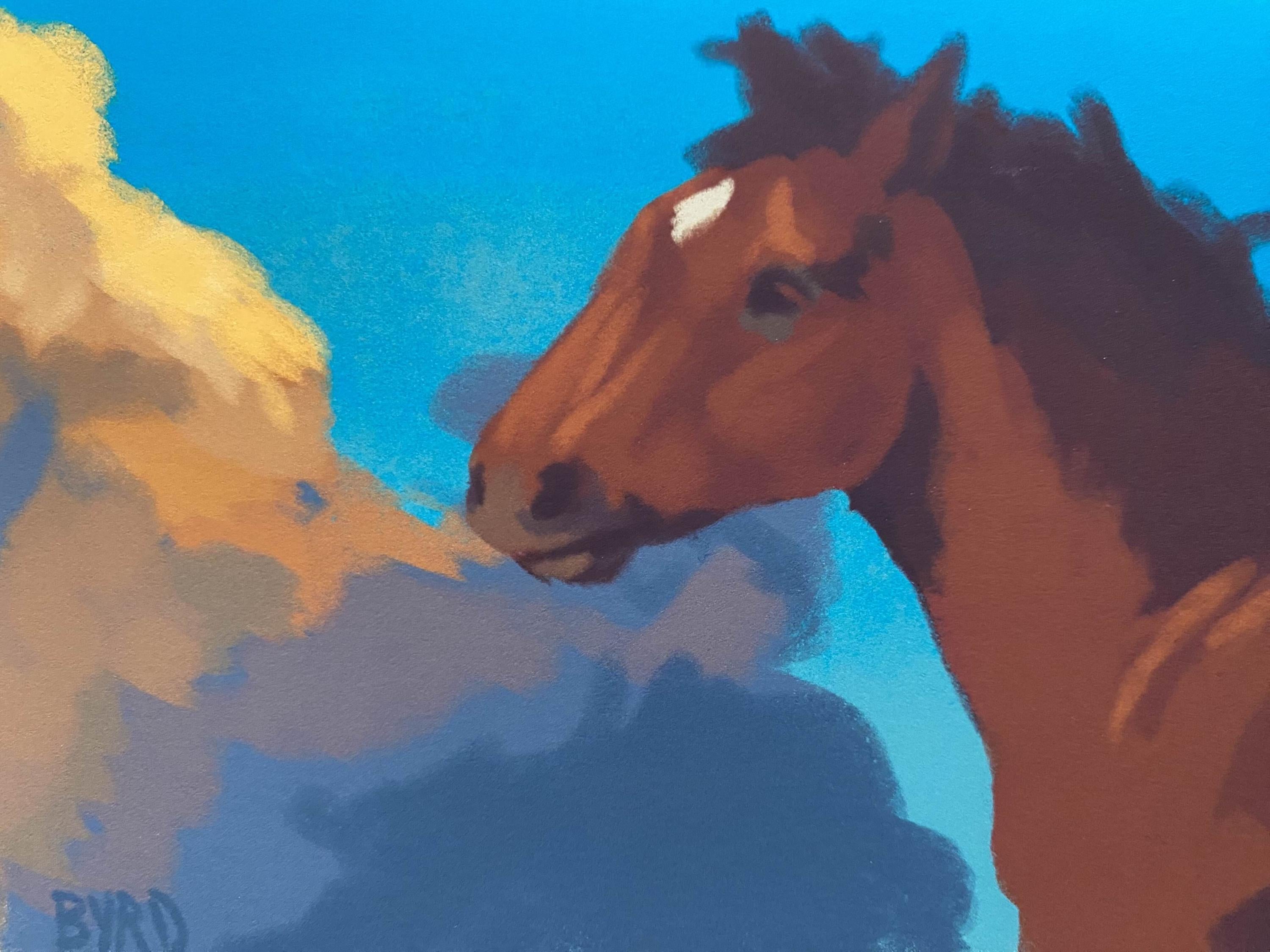 "Late Basking" art print