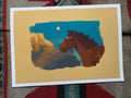 "Late Basking" art print