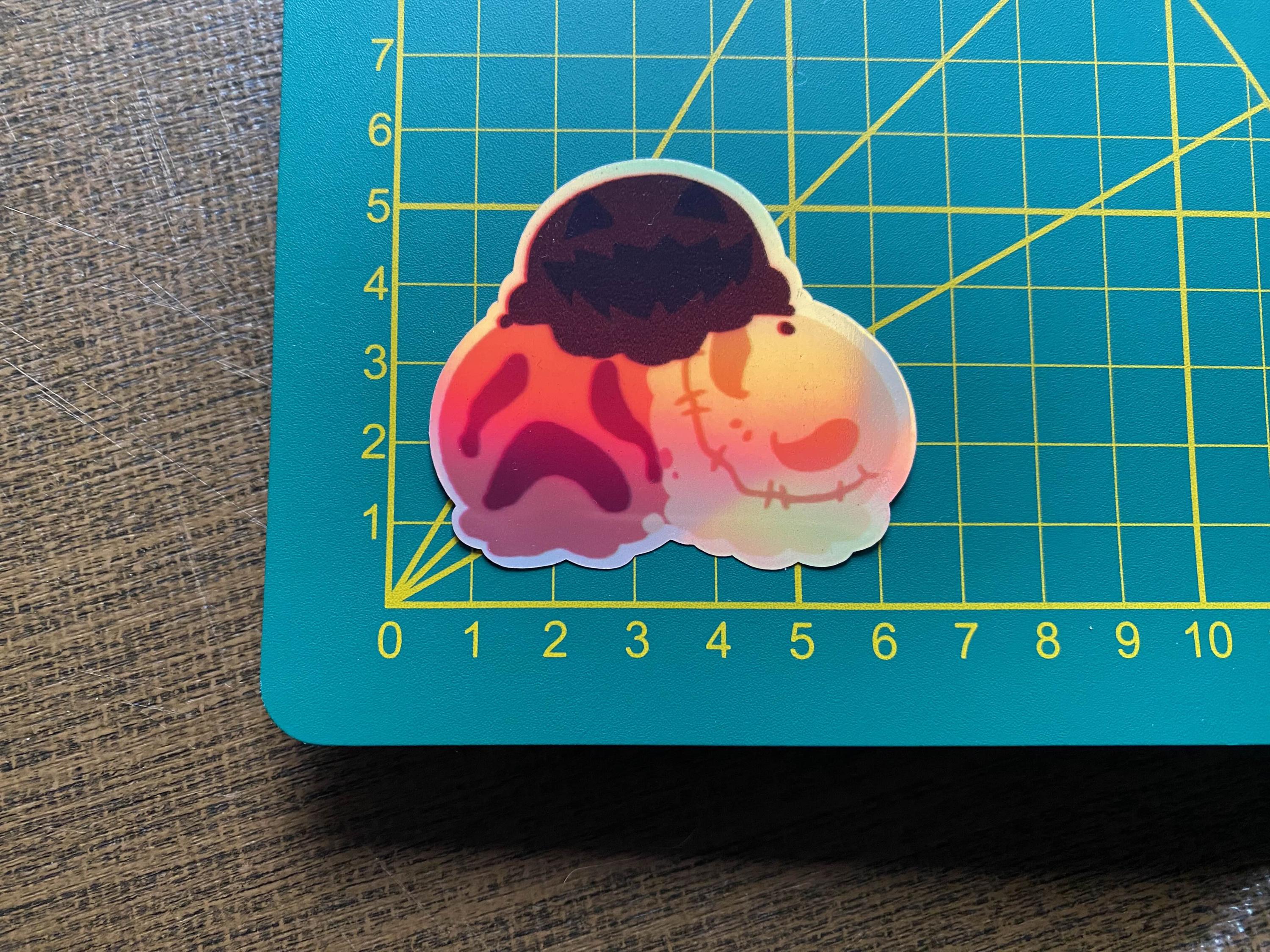 Spooky snacks stickers
