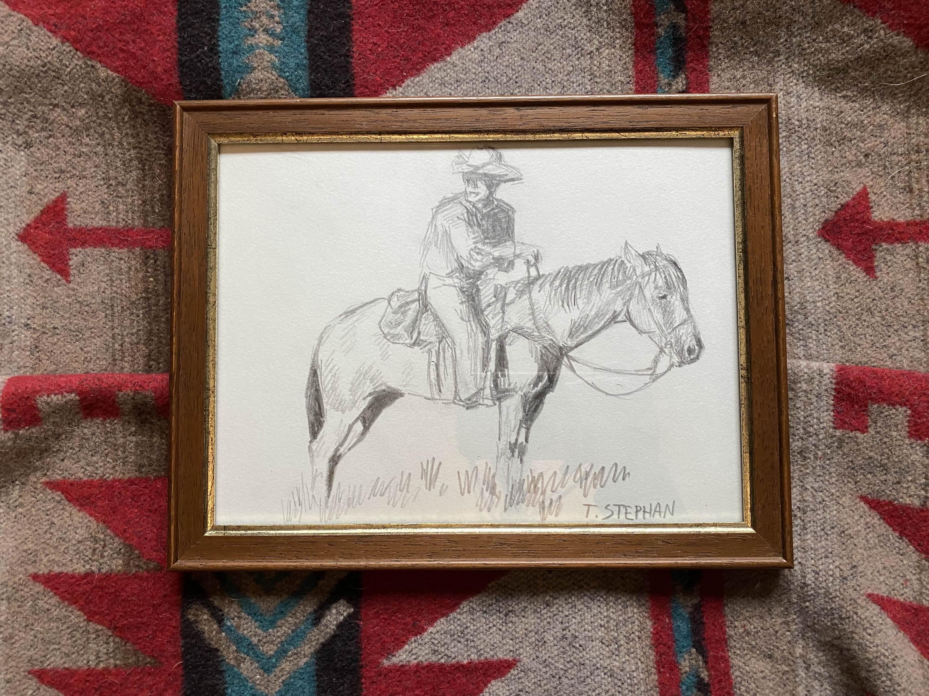 "Resting duo" - Framed original