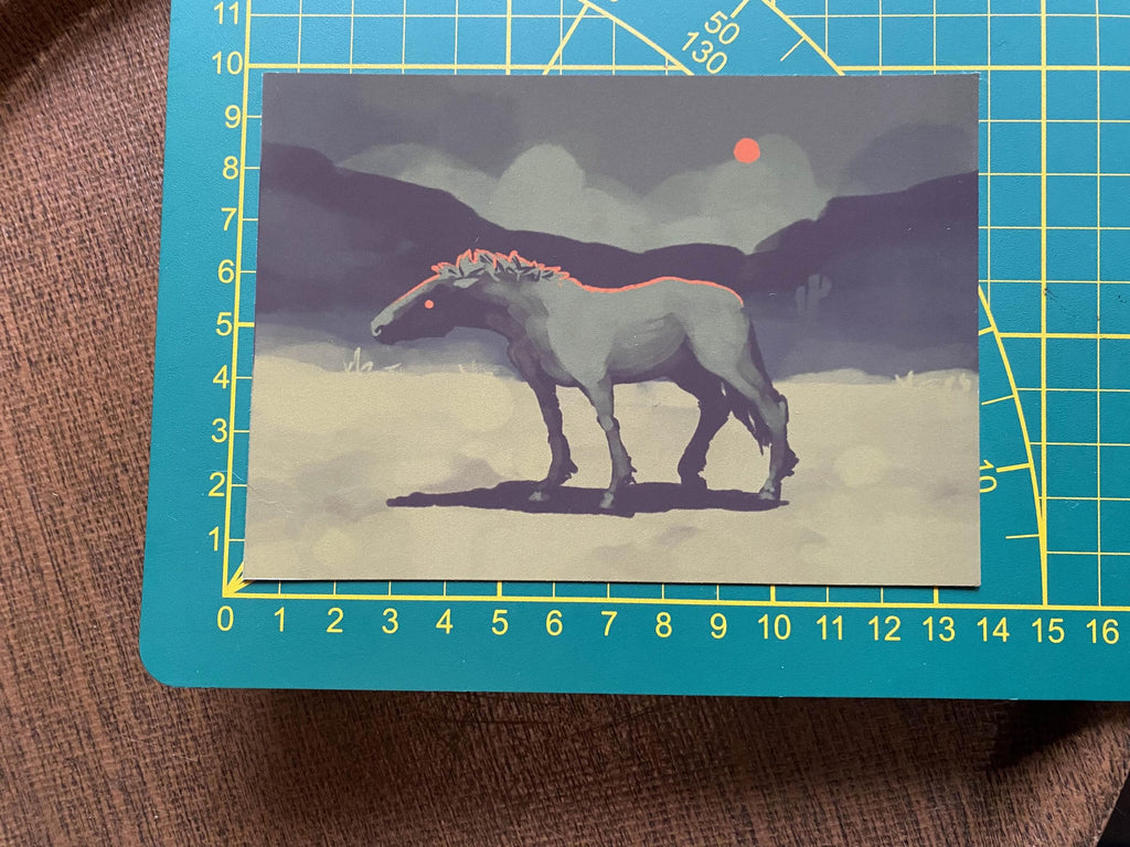 "Empty desert" art print