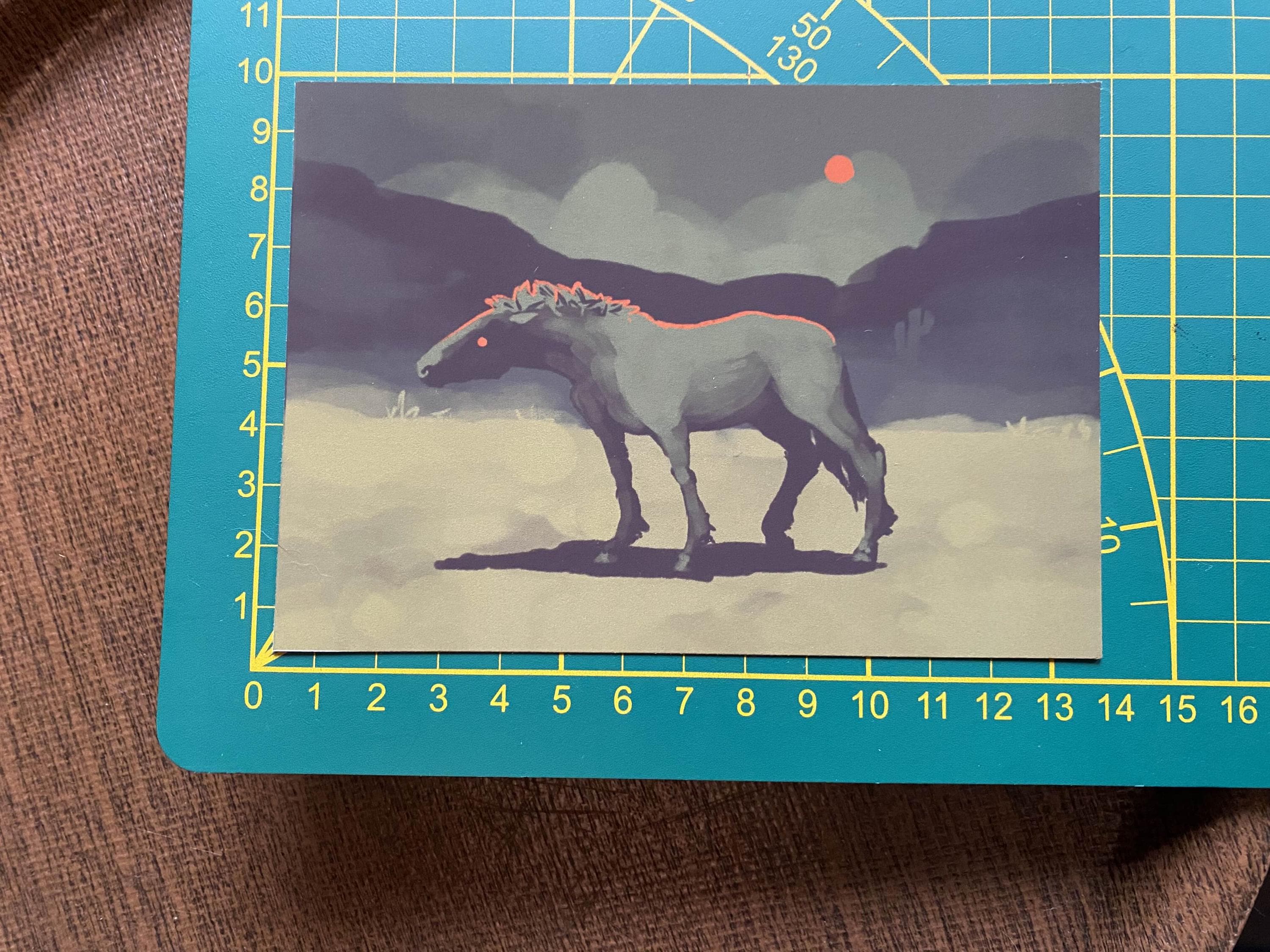 "Empty desert" art print