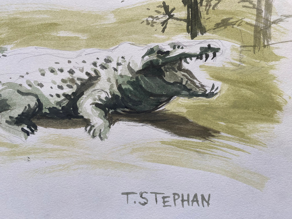 "Sunbathing", original sketch