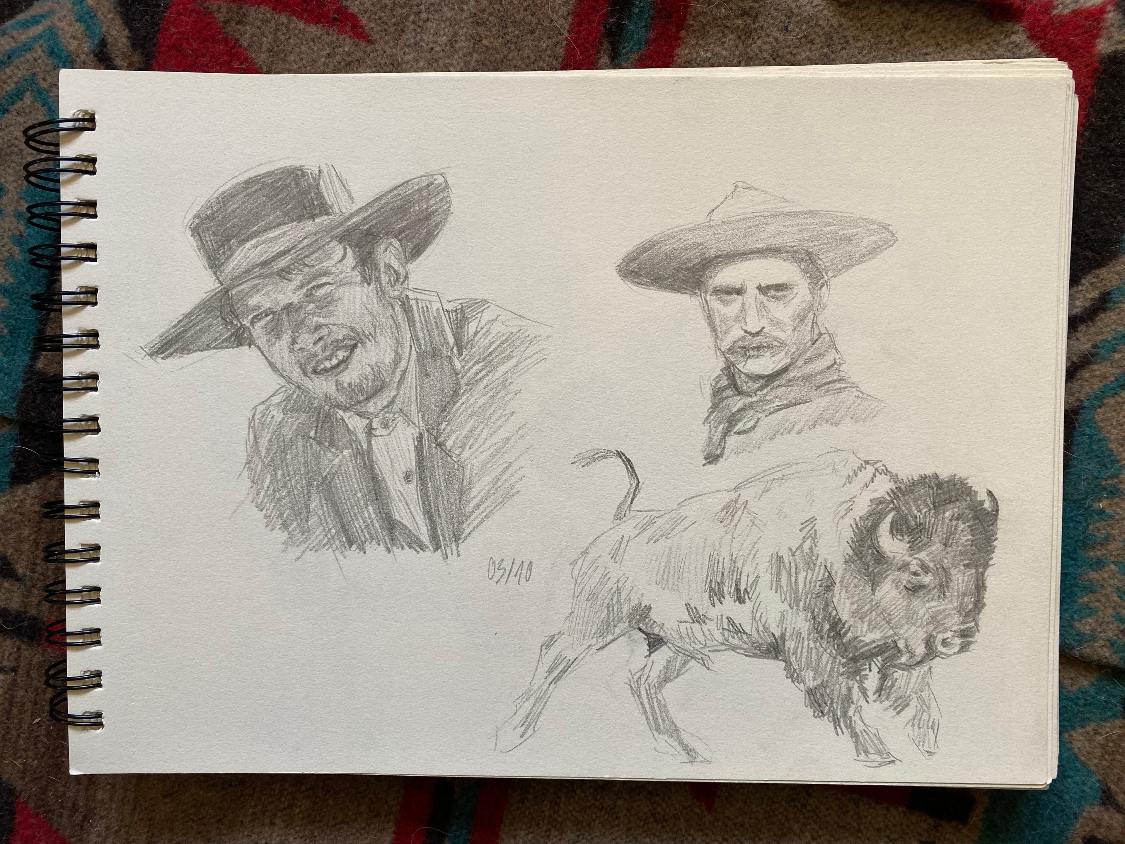 "Into the Steppe", original sketch