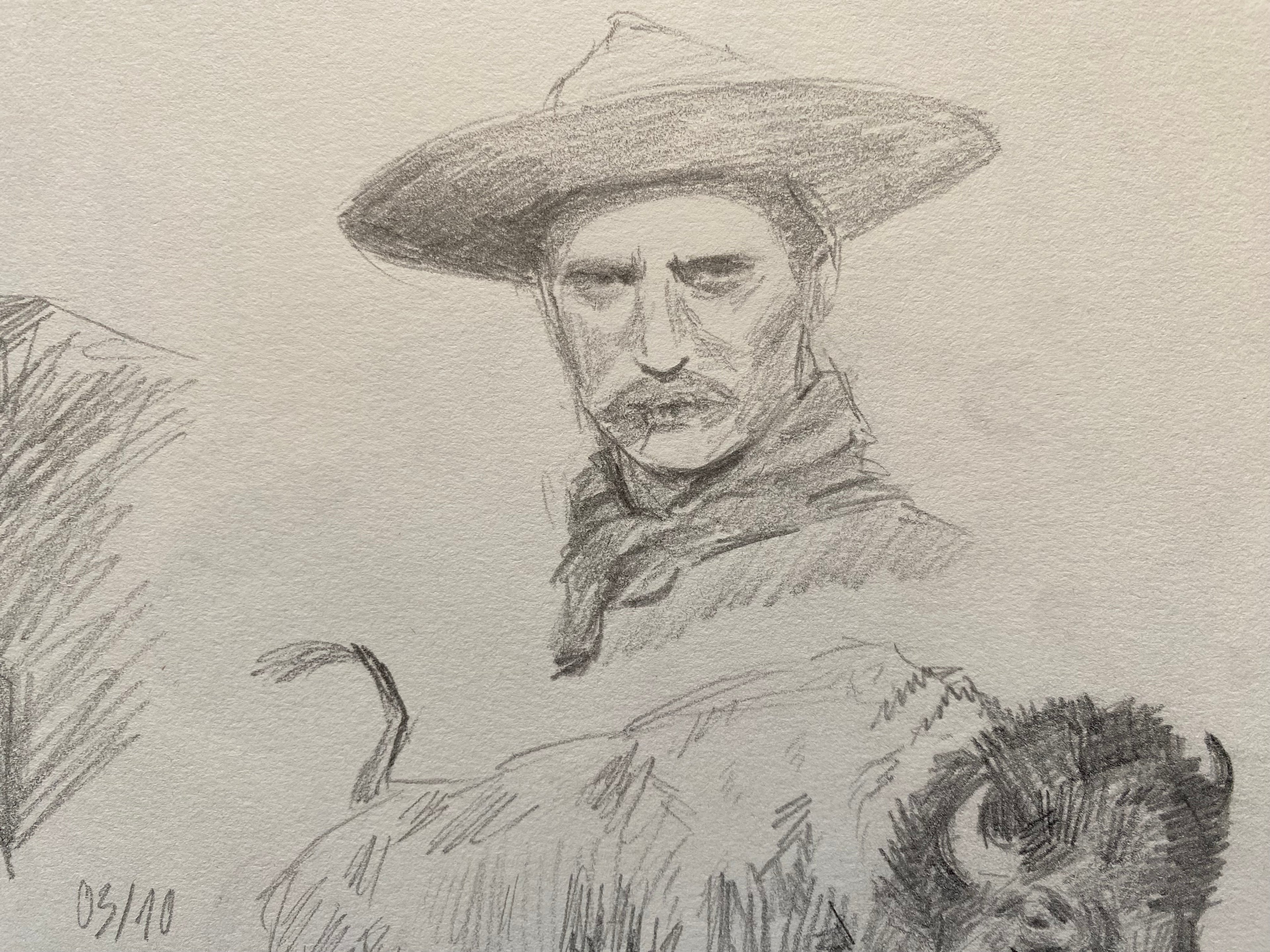 "Into the Steppe", original sketch