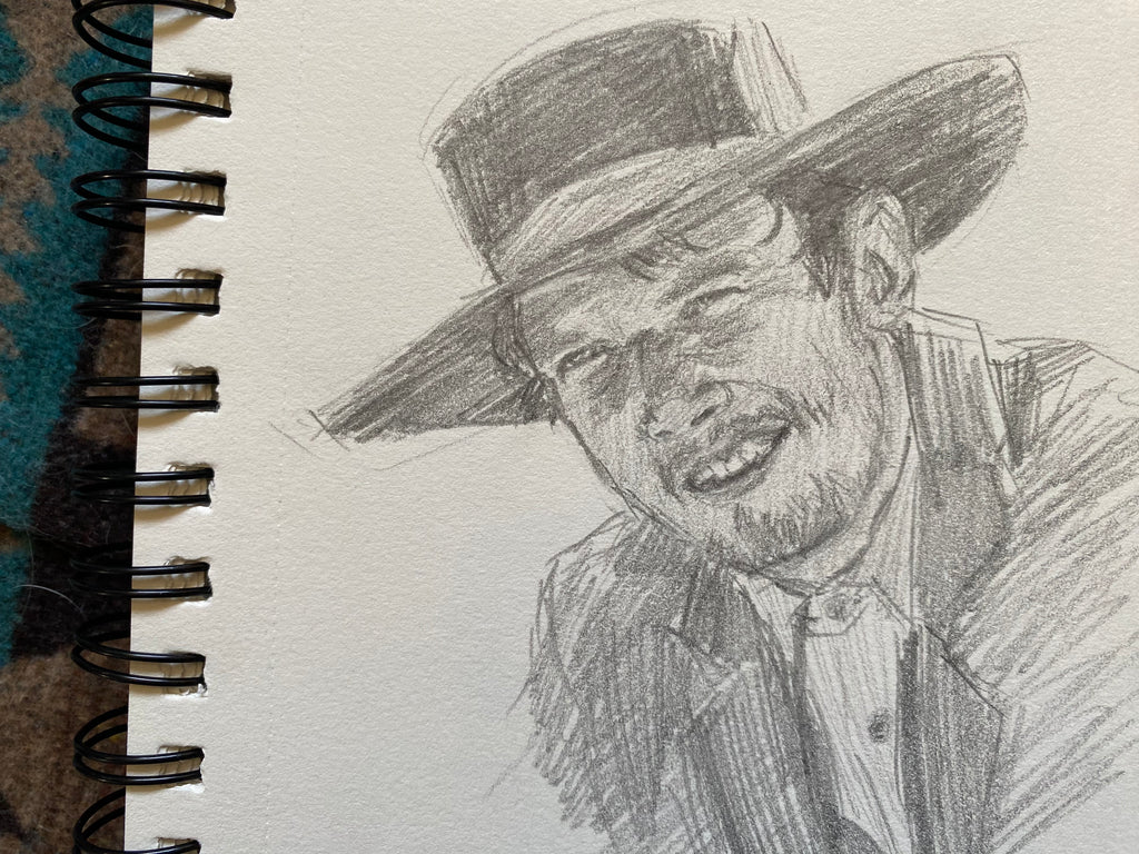 "Into the Steppe", original sketch