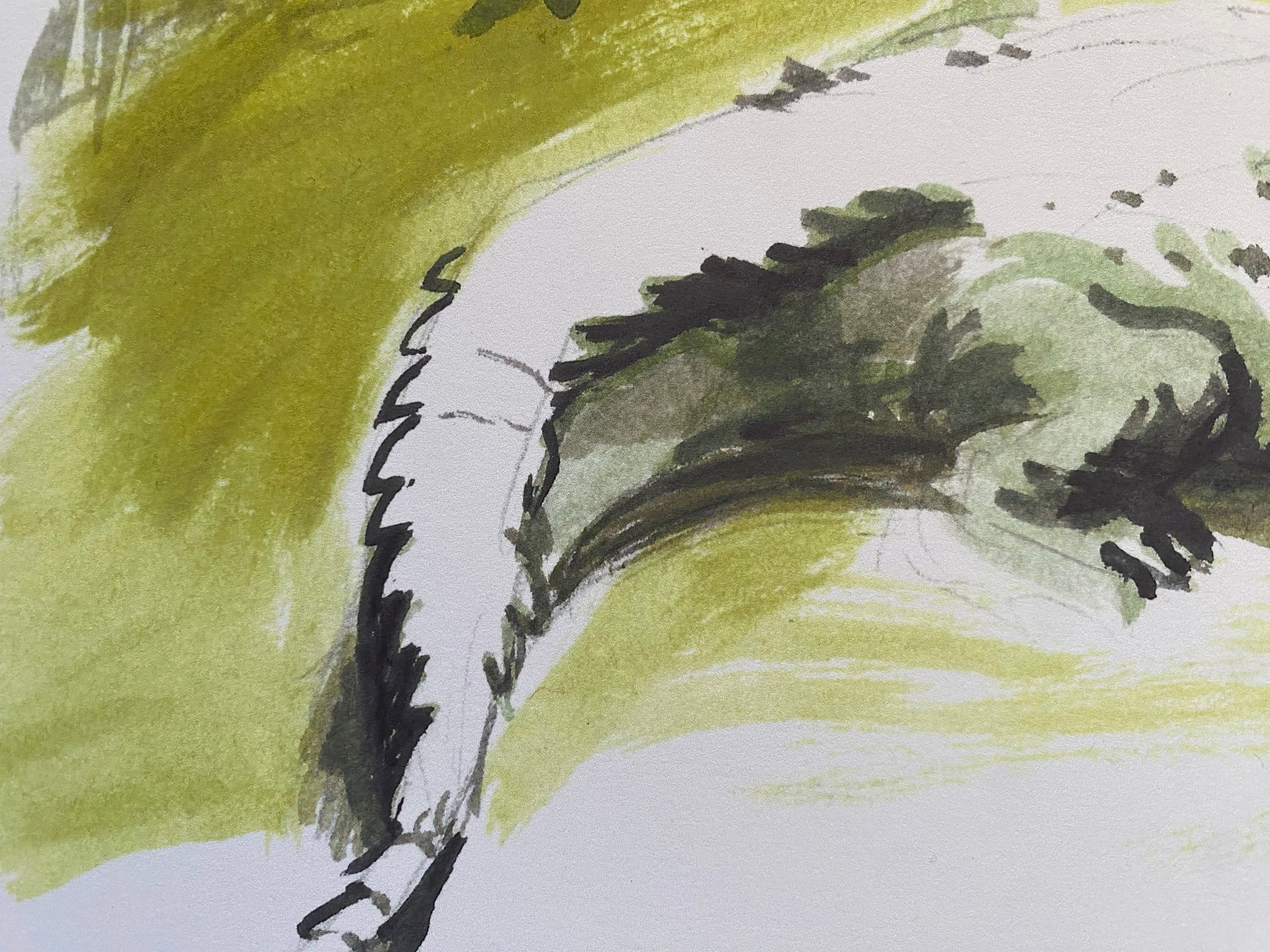 "Sunbathing" art print