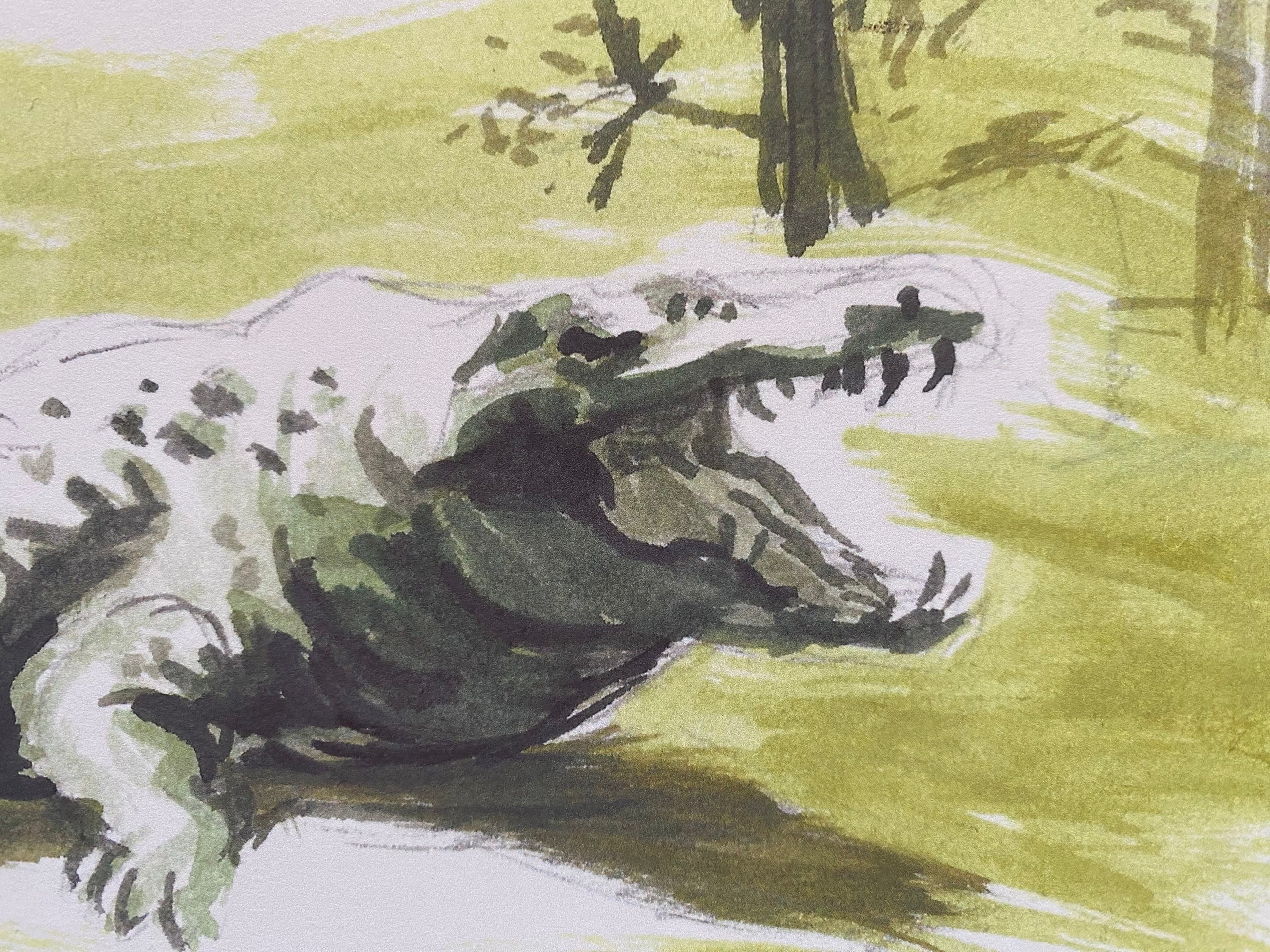 "Sunbathing" art print