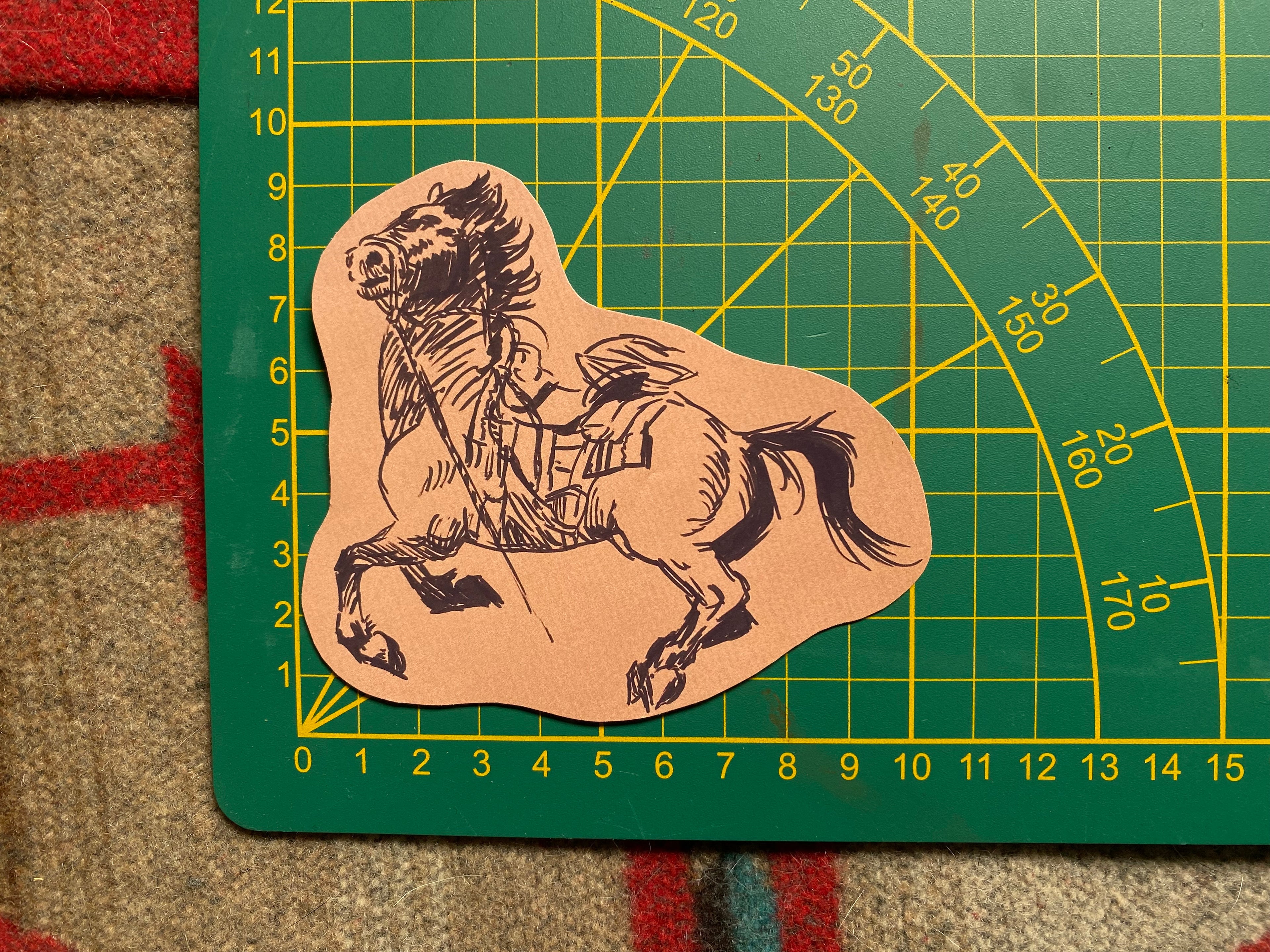 Ink sketches stickers