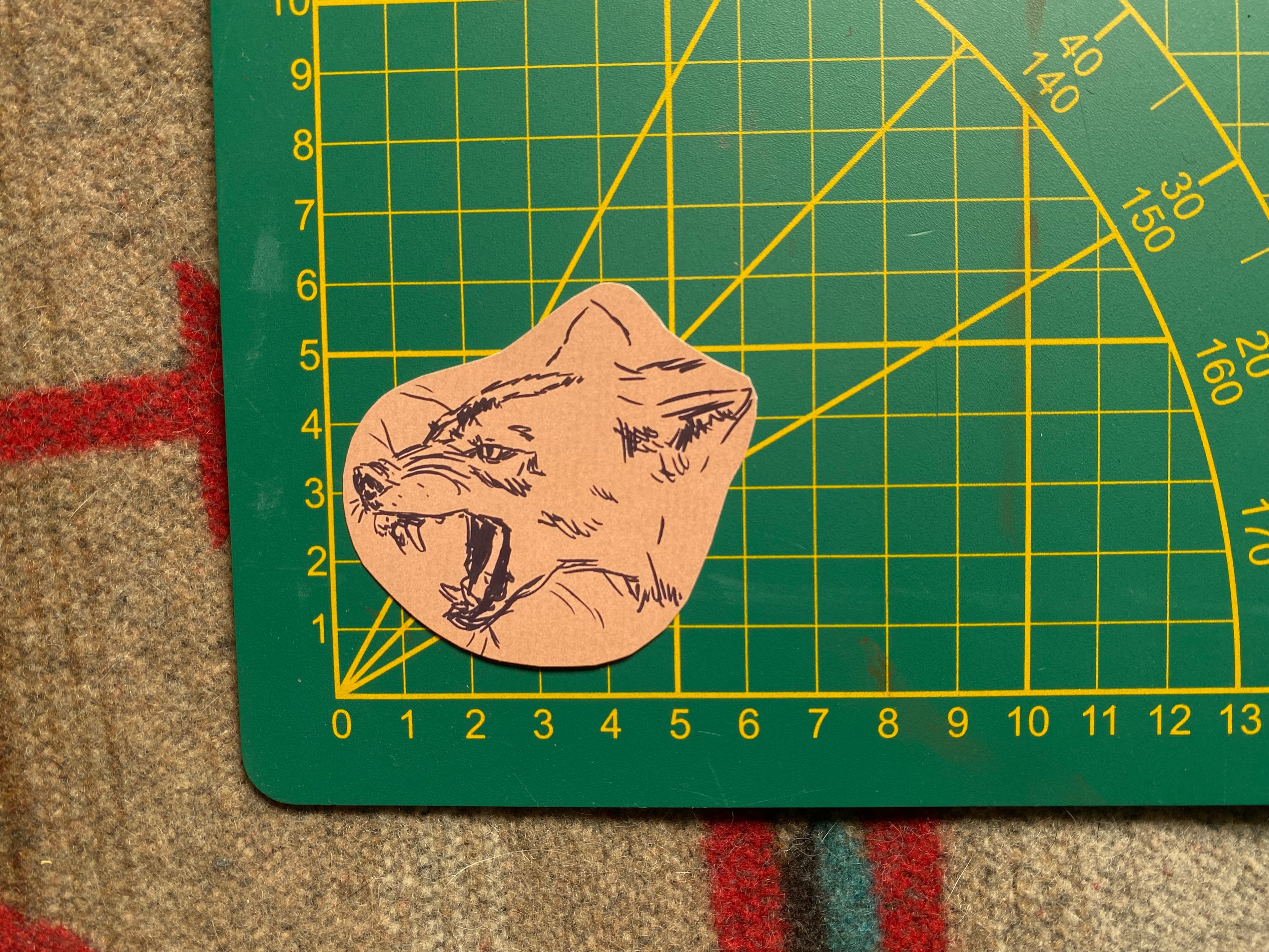 Ink sketches stickers