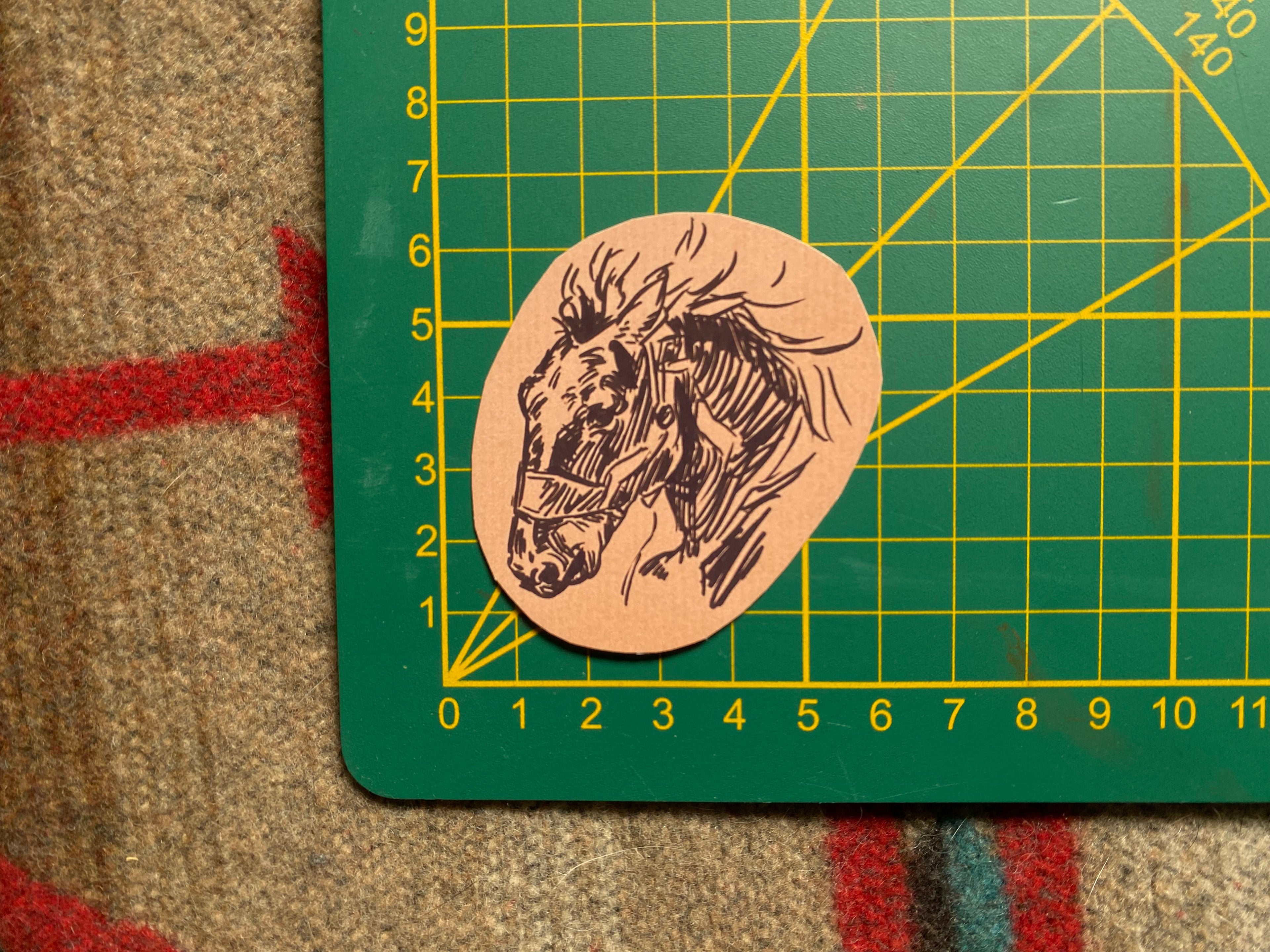 Ink sketches stickers