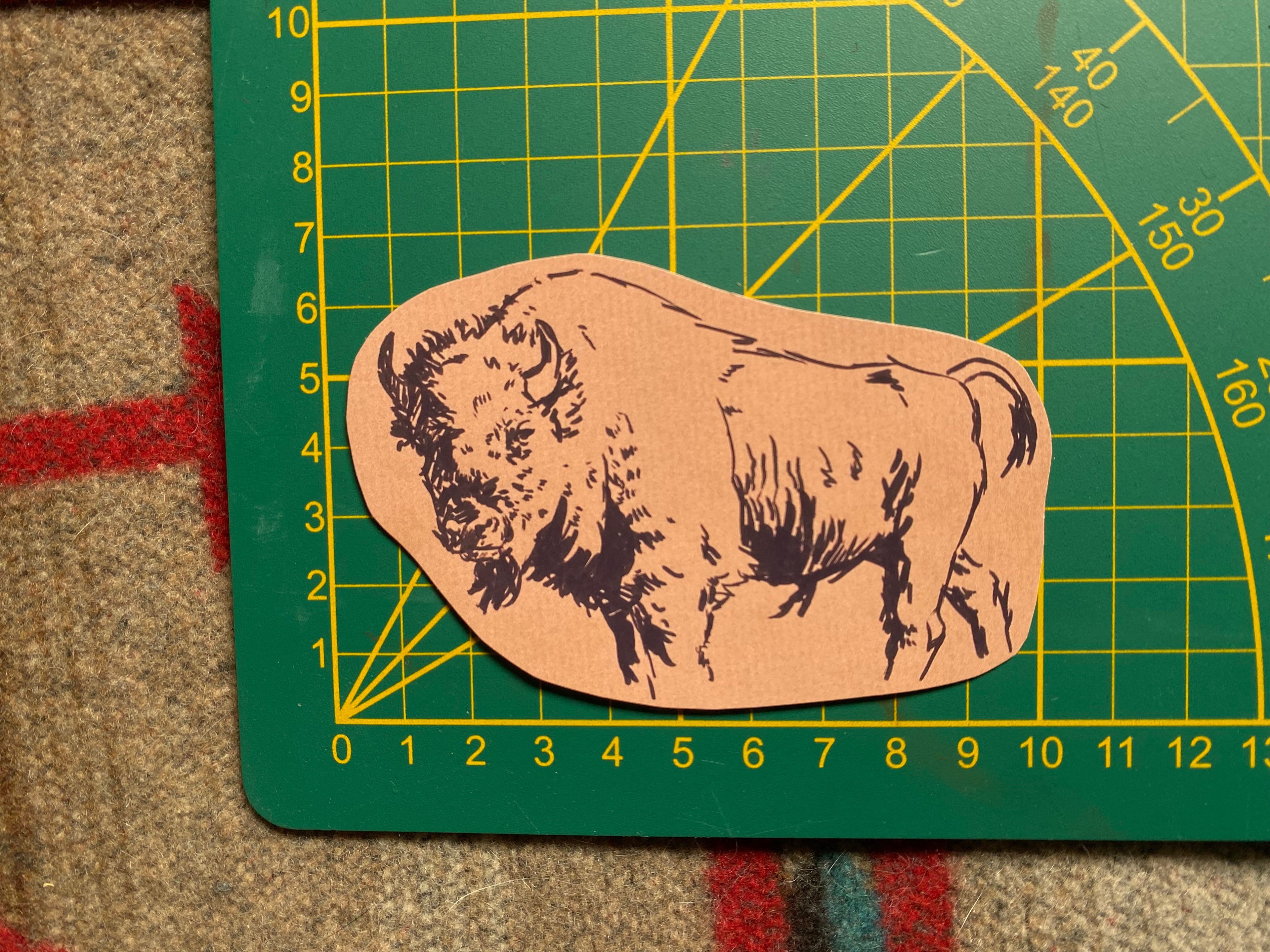 Ink sketches stickers