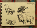 Auction, original sketchpage
