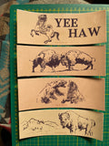 Ink sketches bumper stickers