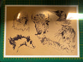 "Wildlife sketchpage" art print