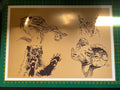 "Wildlife sketchpage" art print