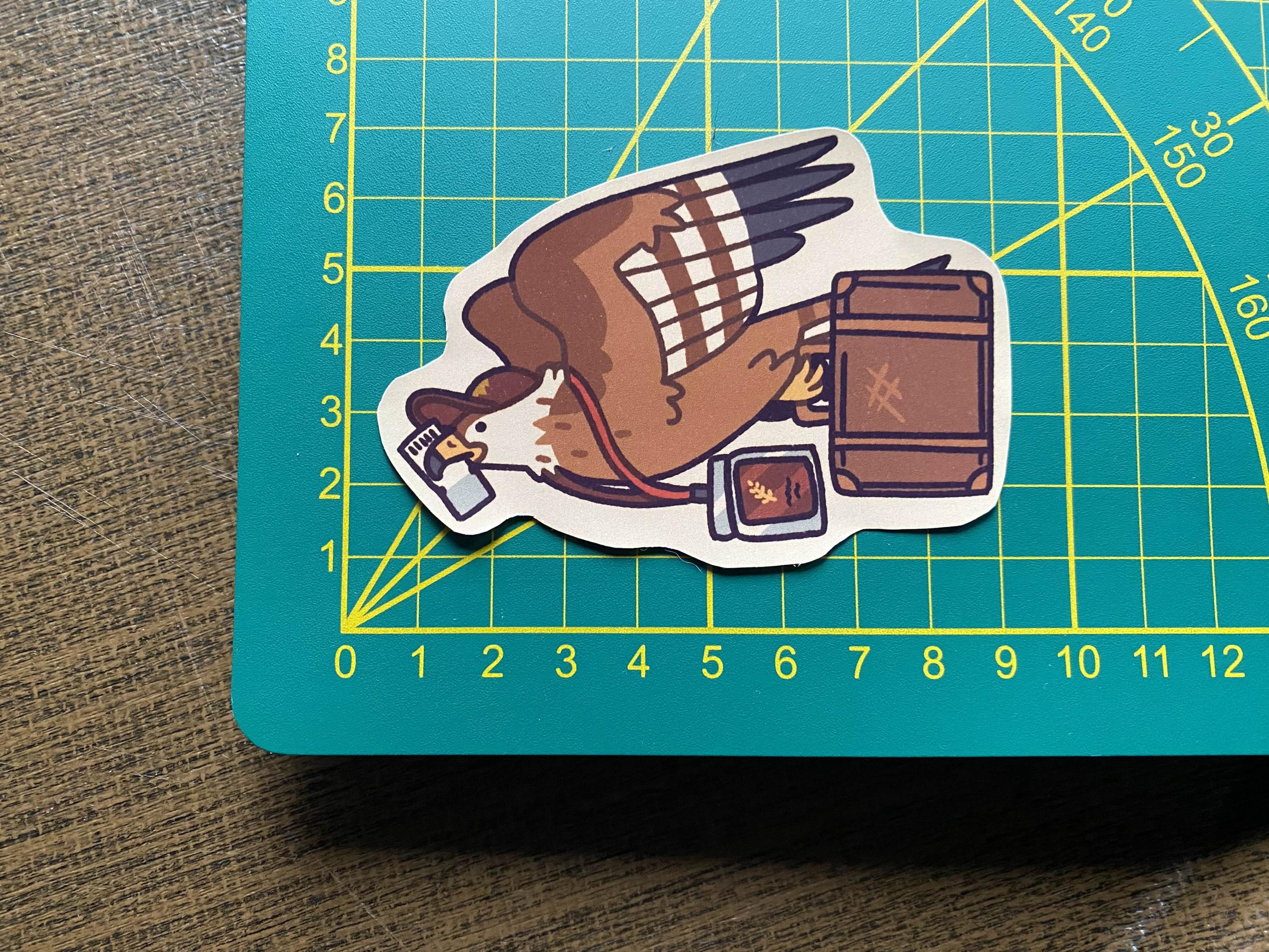 Inktober 2024 stickers day 6-10