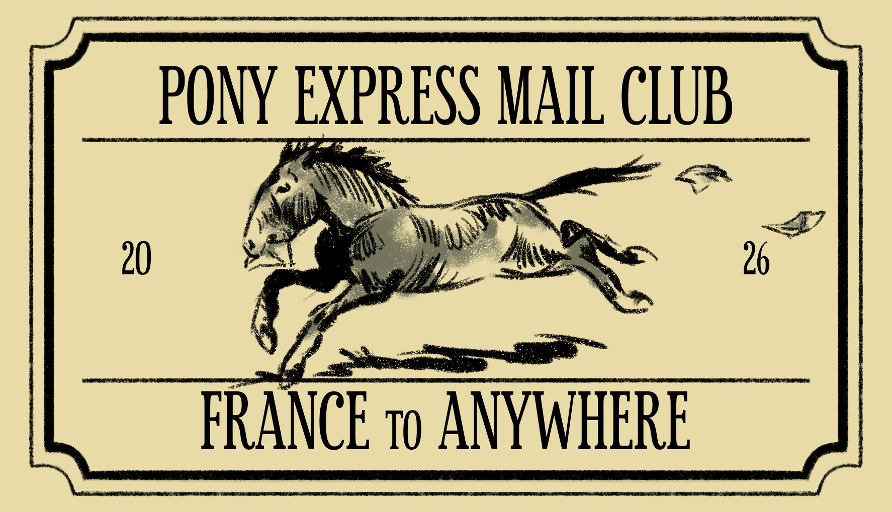 Pony Express Mail Club Membership