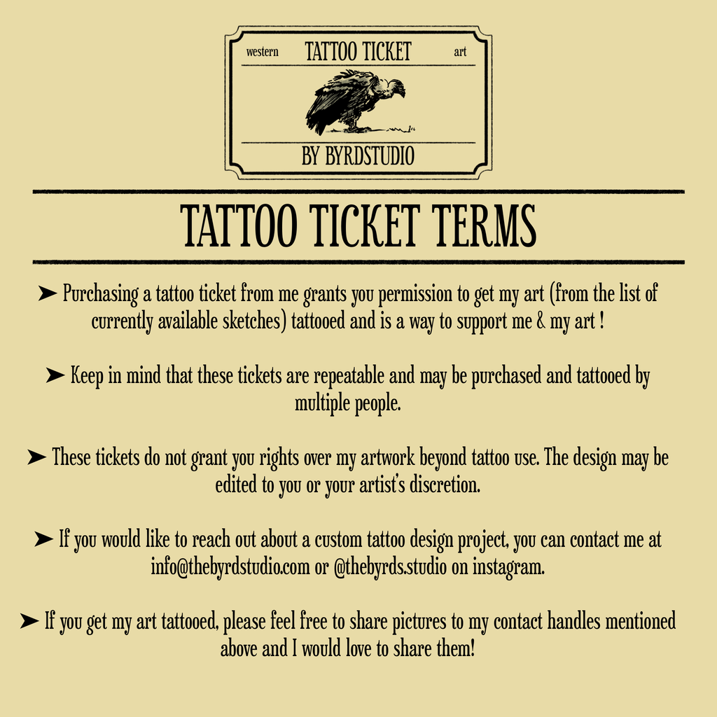 Tattoo Ticket